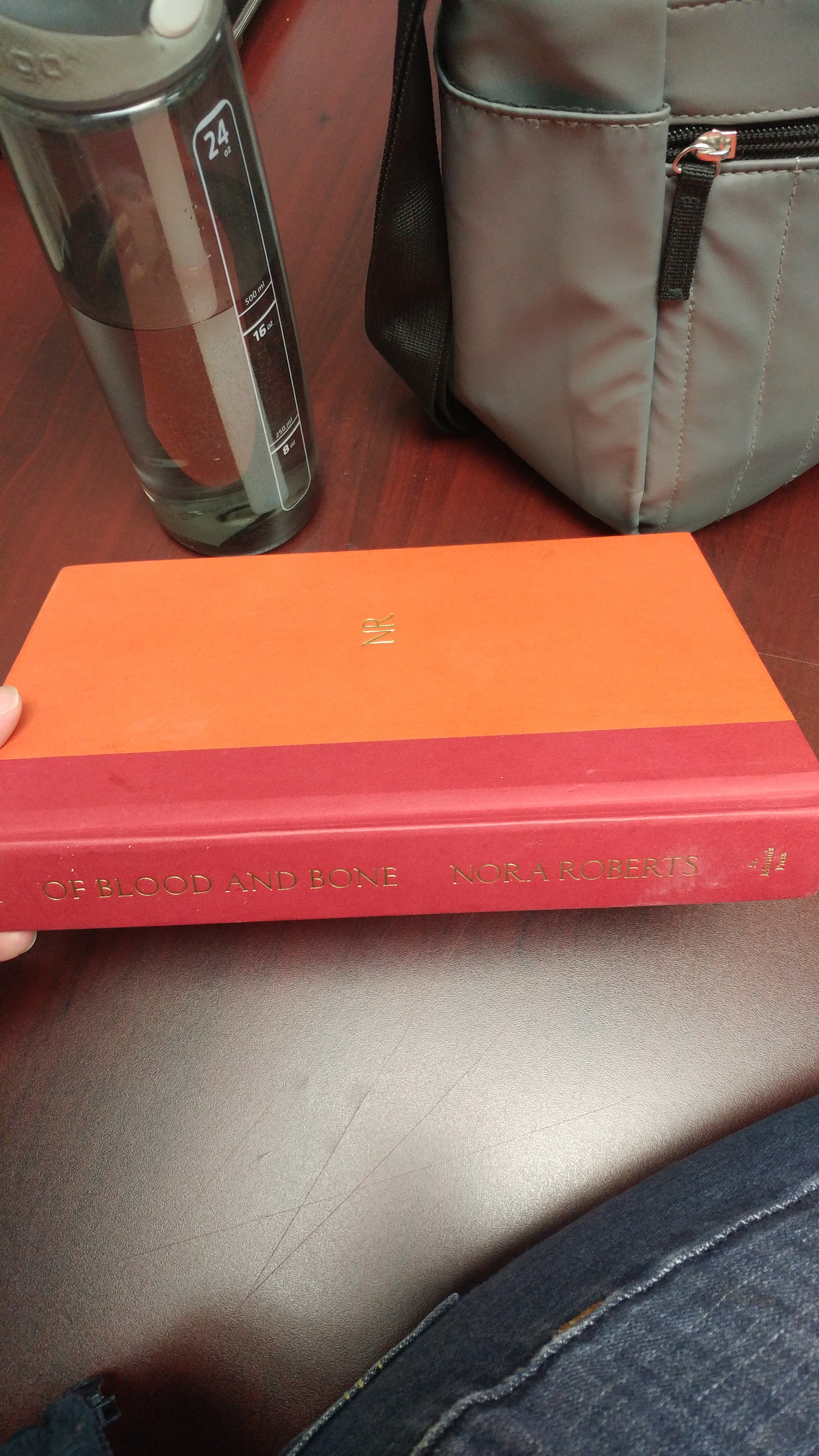 A picture of "Of Blood and Bone" by Nora Roberts